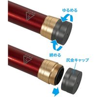 ジェフコム レッドフィッシャー 尻金キャップ DRXF-5-ED 1個 552-5507（直送品）