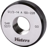 ノガ・ウォーターズ WATERS 平行ねじ用リングゲージ(G) WRA3/8-19G 1式 209-0855（直送品）