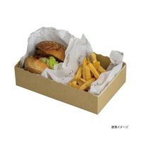 ヤマニパッケージ 軽食用 ジッパーBOX FSR L【weeco】 100枚 10-406FSR 1ケース(100枚) 67-7146-67（直送品）