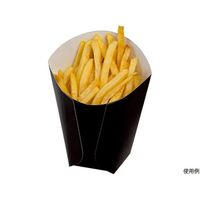 ヤマニパッケージ 軽食用 テイクアウトBOX 黒 1600枚 10-320B 1ケース(1600枚) 67-7138-53（直送品）