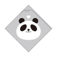 ヤマニパッケージ バーガー袋 シュー袋 パンダ 120角 5000枚 10-251 1ケース(5000枚) 67-7139-45（直送品）