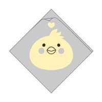 ヤマニパッケージ バーガー袋 シュー袋 ヒヨコ 120角 5000枚 10-252 1ケース(5000枚) 67-7139-46（直送品）