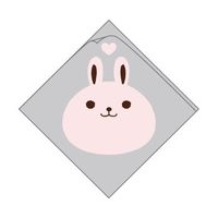 ヤマニパッケージ バーガー袋 シュー袋 ウサギ 120角 5000枚 10-253 1ケース(5000枚) 67-7139-47（直送品）