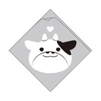 ヤマニパッケージ バーガー袋 シュー袋 ウシ 120角 5000枚 10-254 1ケース(5000枚) 67-7139-48（直送品）