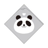 ヤマニパッケージ バーガー袋 シュー袋 パンダ 150角 5000枚 10-255 1ケース(5000枚) 67-7139-49（直送品）