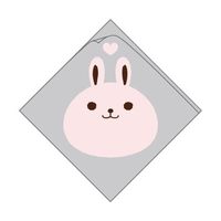 ヤマニパッケージ バーガー袋 シュー袋 ウサギ 150角 5000枚 10-257 1ケース(5000枚) 67-7139-51（直送品）