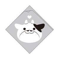 ヤマニパッケージ バーガー袋 シュー袋 ウシ 150角 5000枚 10-258 1ケース(5000枚) 67-7139-52（直送品）