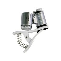 ティ・エス・ケイ TSK ルーペ スマホ用マイクロスコープ 紫外線ライト付 KB-03 1個 63-5465-54（直送品）