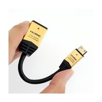 ホーリック HDMIミニ変換アダプタ 7cm ゴールド HCFM07-331GD 1個 64-6229-87（直送品）