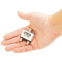 ホーリック アンテナ2分配器 BS/CS/地デジ/4K8K放送対応 全端子電流通過型 HAT-2SP152SV 1個 64-6230-29（直送品）