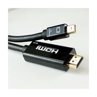 ホーリック Mini DisplayPort→HDMI変換ケーブル 1m MDPHD10-175BK 1個 64-6231-03（直送品）