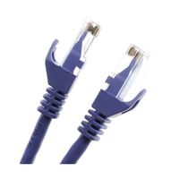 ホーリック LANケーブル UTP カテゴリー6A 1m パープル LC10-511RB 1本 65-1793-34（直送品）