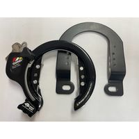 ゴリン ヘルメットロックリング錠 GR753HLーKV 3本キー ブラック 1セット(4個)（直送品）