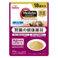 メディファス アドバンス 猫用 腎臓の健康維持 18歳から まぐろ 国産 40g 12袋 ペットライン キャットフード