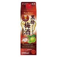 國盛 黒酢梅酒 パック　1L  1セット（1本×6） 中埜酒造　リキュール