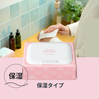 ウェットティッシュ  保湿成分配合   wetomo ウェットモ 蓋付き 王子ネピア 1個（46枚入）