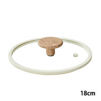 CAROTE（カローテ）ガラス蓋 18cm アイボリー 1個