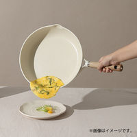 CAROTE（カローテ）フライパン 26cm IH ガス火対応 アイボリー 1個