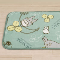 センコー となりのトトロ 森のクローバー インテリアマット 約45×180cm グリーン TOI231006 1枚（直送品）