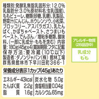 ダノンジャパン [冷蔵]ダノン ベビーダノン もも&緑黄色野菜 ヨーグルト 45x4×2個 4901112250184 1セット(2個)（直送品）