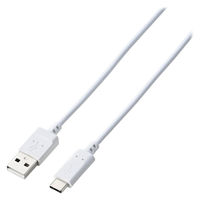 タイプCケーブル 2本セット （USB-A to USB-C） 1m 白 MPA-ACECTW10WH エレコム 1個（直送品）