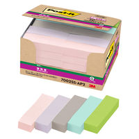 スリーエム(3M) ポストイット ふせん 付箋 強粘着・再生紙 見出し 50mm×15mm パステルカラー5色 50冊 7002SS-AP2