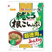 超徳用 純とろ とろろ昆布 根こんぶ入り 国産昆布100％使用＜チャック付＞ 47g 1セット（1個×2）フジッコ