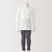 無印良品 ベビー あったか綿 クルーネック長袖Tシャツ ベビー90 オフ白 良品計画