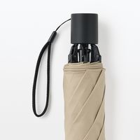 無印良品 晴雨兼用 2通りにたためる 折りたたみ傘 傘55cm ベージュ 良品計画