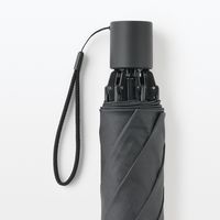 無印良品 晴雨兼用 2通りにたためる 折りたたみ傘 傘55cm 黒 良品計画