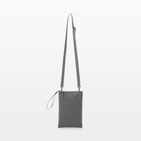 無印良品 ポーチとしても使える 撥水ミニサコッシュ チャコールグレー 良品計画