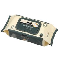 RICO ベビーおしりふき プレミアム 1セット（1パック（70枚入り）×12）超厚手タイプ 厚手 蓋付き ふた付き