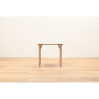 【軒先渡し】HIKARI ワークカフェダイニング ダイニングテーブル DLT-アリカ EX.-Mテンバン WH/ウッドレッグ 1台（直送品）