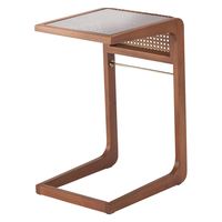 東谷 ROOM ESSENCE サイドテーブル 幅300×奥行400×高さ550mm ブラウン PM-502BR 1台（直送品）