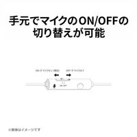 JVCケンウッド テレワーク用イヤホン ブラック HA-FR9-B 1個