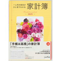 高橋書店 【2025年版】収支がひと目でわかる家計簿 B5 費目別 日付・日曜フリー 28 1冊（直送品）