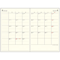 ダイゴー 【2025年版】アポイントノートタイプ B6 マンスリー グレー E8148 1セット(1冊×3)（直送品）