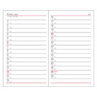 ダイゴー 【2025年版】アポイント 手帳サイズ 2週間見開き ブラック E1004 1冊（直送品）