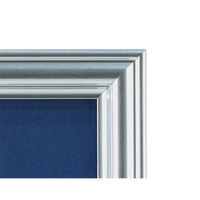 万丈 EX賞状額 A4兼用判 シルバー(マット青) 106634 1枚