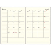 ダイゴー 【2025年版】アポイント ノートタイプ A5 マンスリー グレー E8150 1セット(1冊×3)（直送品）