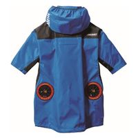 バートル フーディ半袖ジャケット ロイヤルブルー M AC1196-42-M 1枚（直送品）