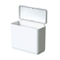 アスベル ラックスMGフタ付フリーポケット（マグネット）ホワイト A5716 1個 磁石 収納