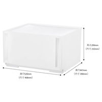 SANKA コンビネーションケース 52×30 ホワイト/ホワイト CBC-5230 WH/WH 1ケース(3個)（直送品）