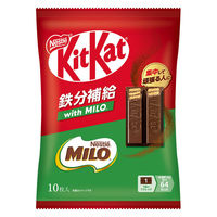 チョコレート キットカット 鉄分補給 ｗｉｔｈ ＭＩＬＯ 10枚入　 1セット（1個×6）