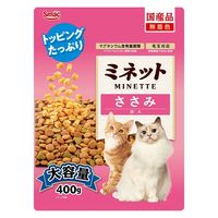 ミネット ささみ添え 国産 400g 1セット（1袋×3）スマック 猫用 おやつ