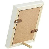 富士フイルム フジカラー 肖像額縁 1/2L パールホワイト FREAM 1/2 505713 1枚 537-8531（直送品）