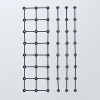 クロバー ニット用ソフトピン〈黒〉 58-672 1セット(5個) 523-2735（直送品）