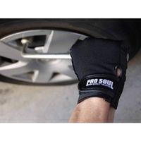 富士グローブ プロソウル PSー993 黒 LL 7553 1セット(10双) 260-7519（直送品）