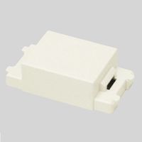 エスコ 125V/15A [角形] コンセント [2口][抜止め] EA940CJ-52A 1セット(3個)（直送品）