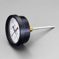 エスコ 0ー 120°C/0ー1.0MPa/φ100mm 水高計(横型) EA729PA-6 1個（直送品）